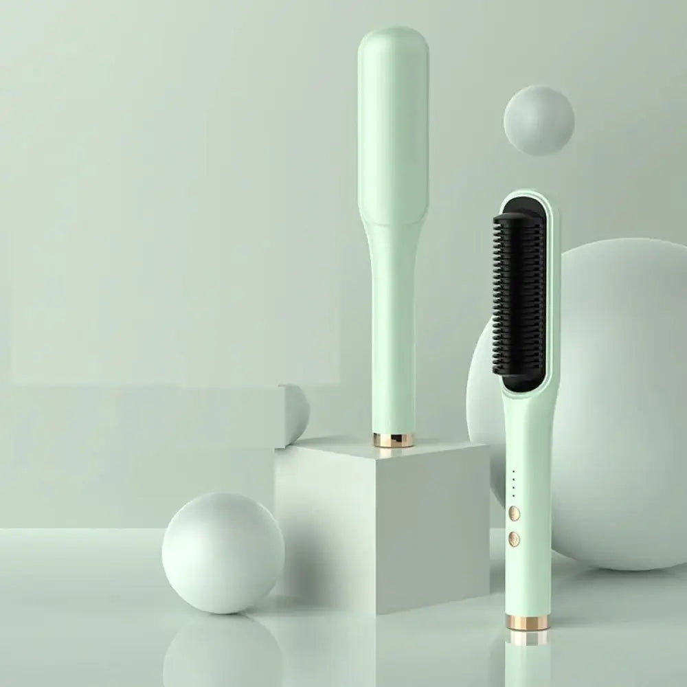 Anion Negative Ion Hair Straightener and Curler Comb
