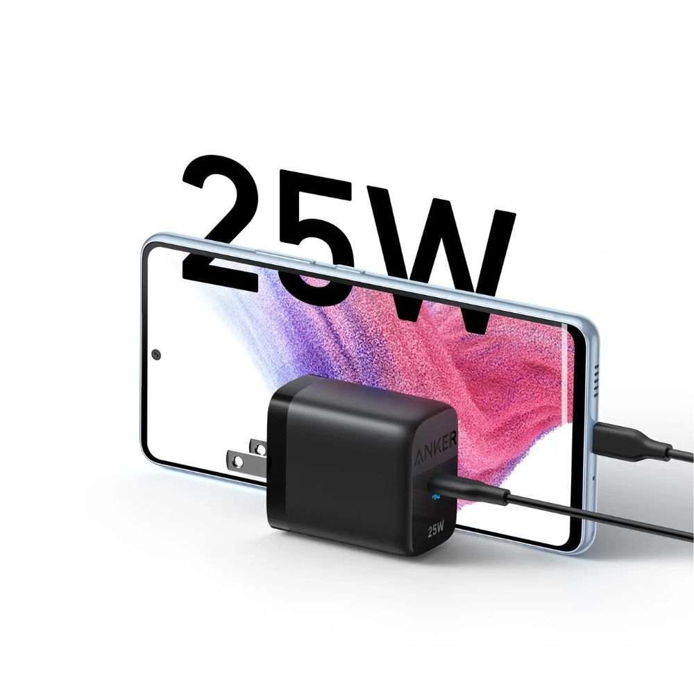 एन्कर - 312 चार्जर (ऐस 2, 25W) - काला