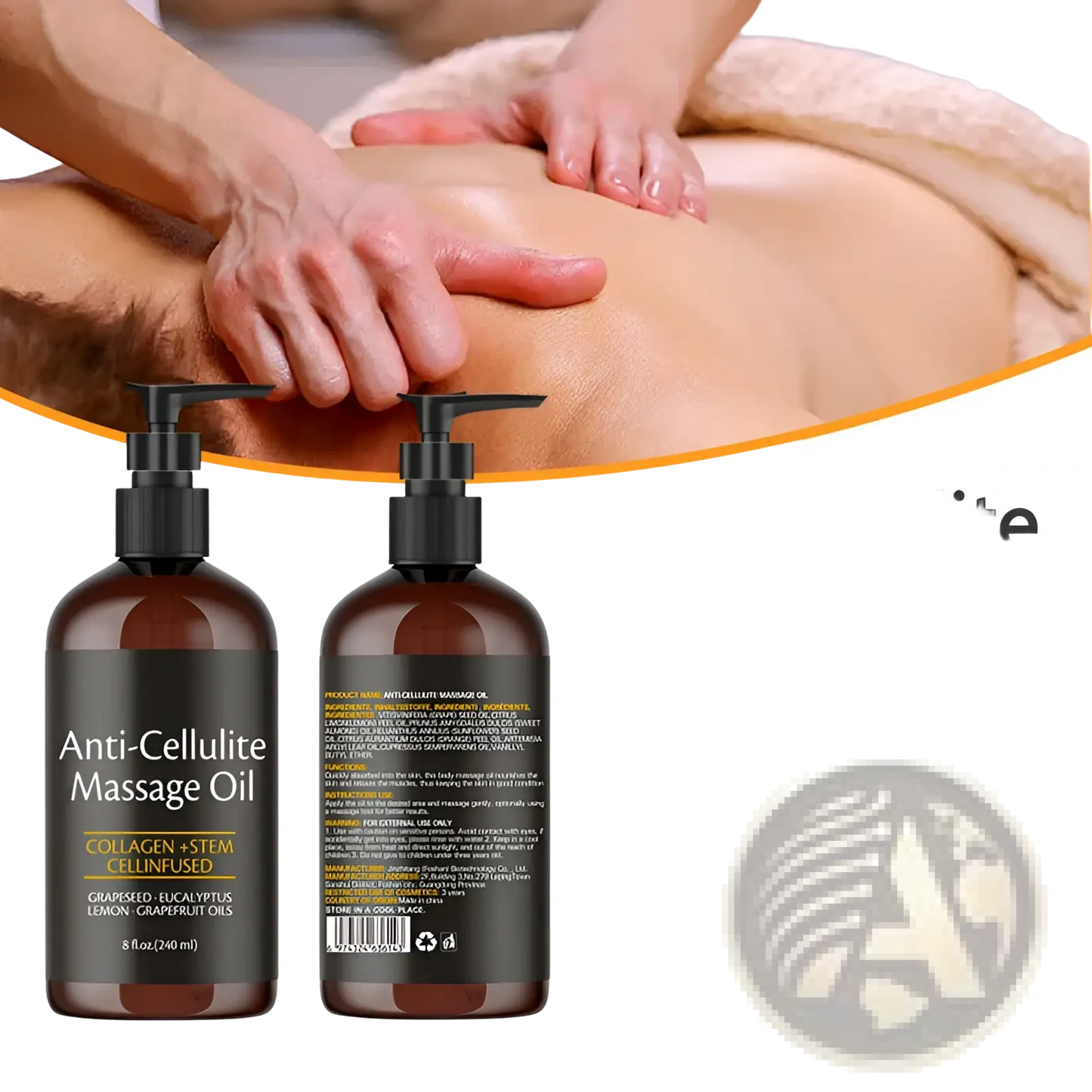 Anti-cellulite Massage Oil with Collagen 240ml