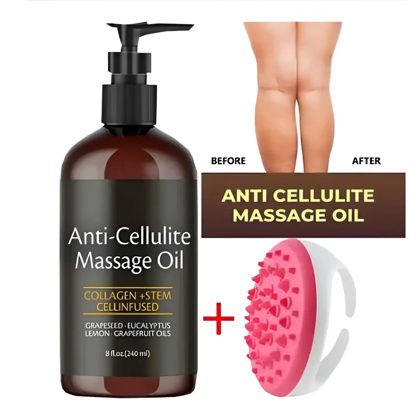 Anti-cellulite Massage Oil with Collagen 240ml
