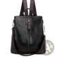 Anti-theft Leather Backpack Urban Travel Bag
