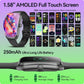 Anyloop Amoled Fitness Smartwatch with Heart Rate and Spo2 Monitoring
