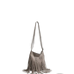 Artistic Tassel Canvas Shoulder Bag for Travel
