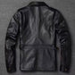 Men's Autumn Winter Tactical Workwear Leather Jacket