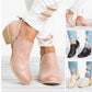 Retro Suede Low Block Heel Ankle Boots