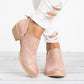 Retro Suede Low Block Heel Ankle Boots