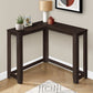 Corner Accent Console Table for Entryway