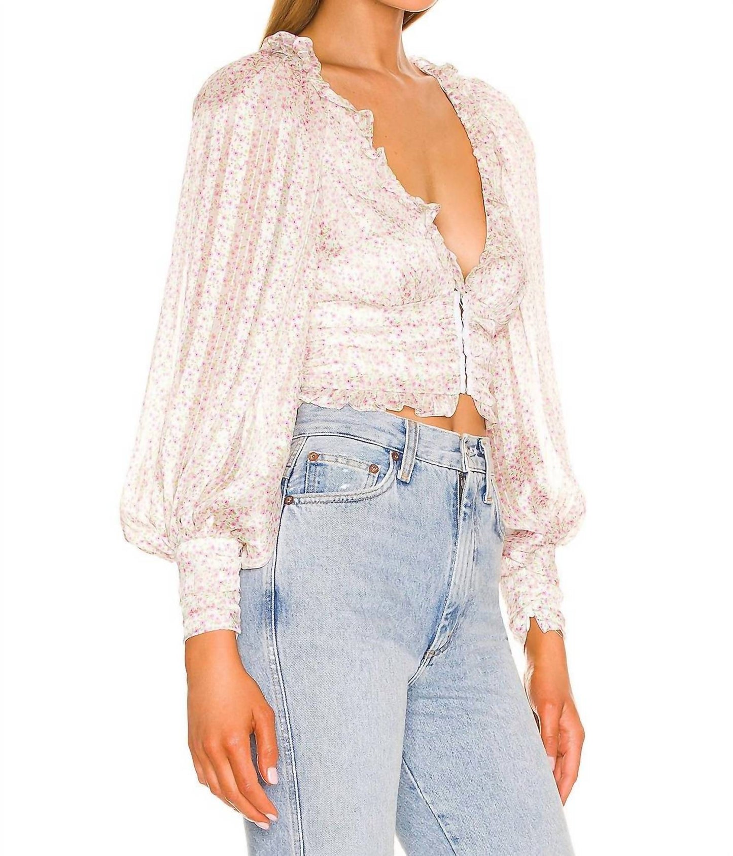 For Love & Lemons - NATALIE CROP TOP