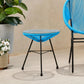 Nusa Modern Rattan Side Table With Tempered Glass Top