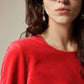 J.Crew - Long-sleeve Shift Dress In Stretch Velvet