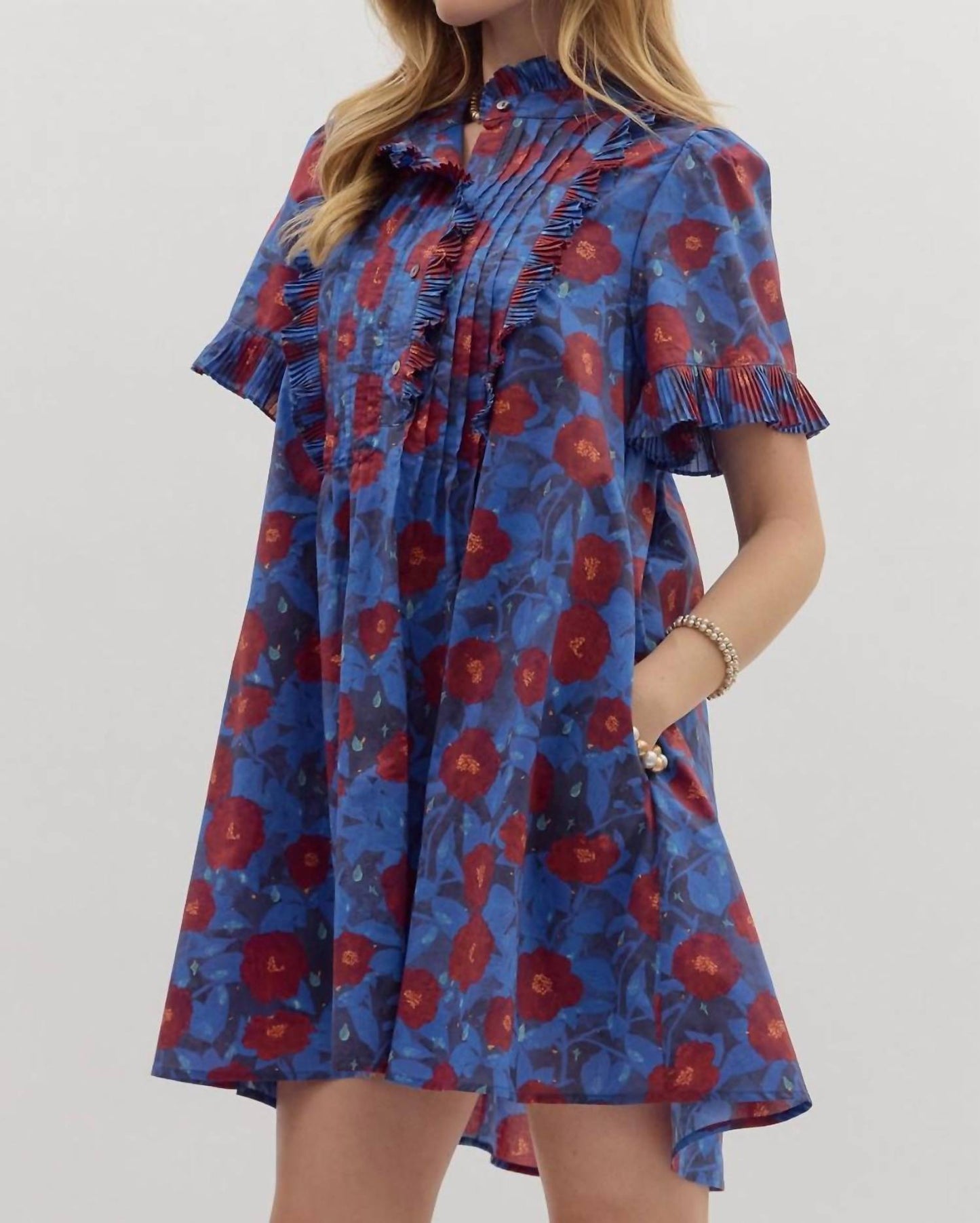Entro - Crazy For You Cotton Mini Dress