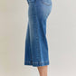 Judy Blue - Mid Rise Wide Crop Vintage Jeans