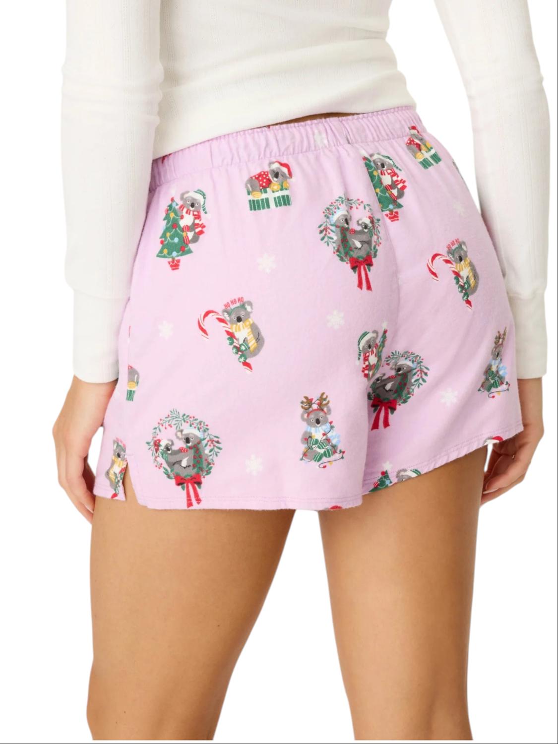 Pj Salvage - Glow Flannel Shorts