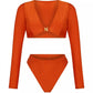 Nelblu - Inocencia V-neck Two-piece Swimsuit