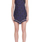NAVY WHIRLPOOL WHITE MEGAN DRESS by STAUD