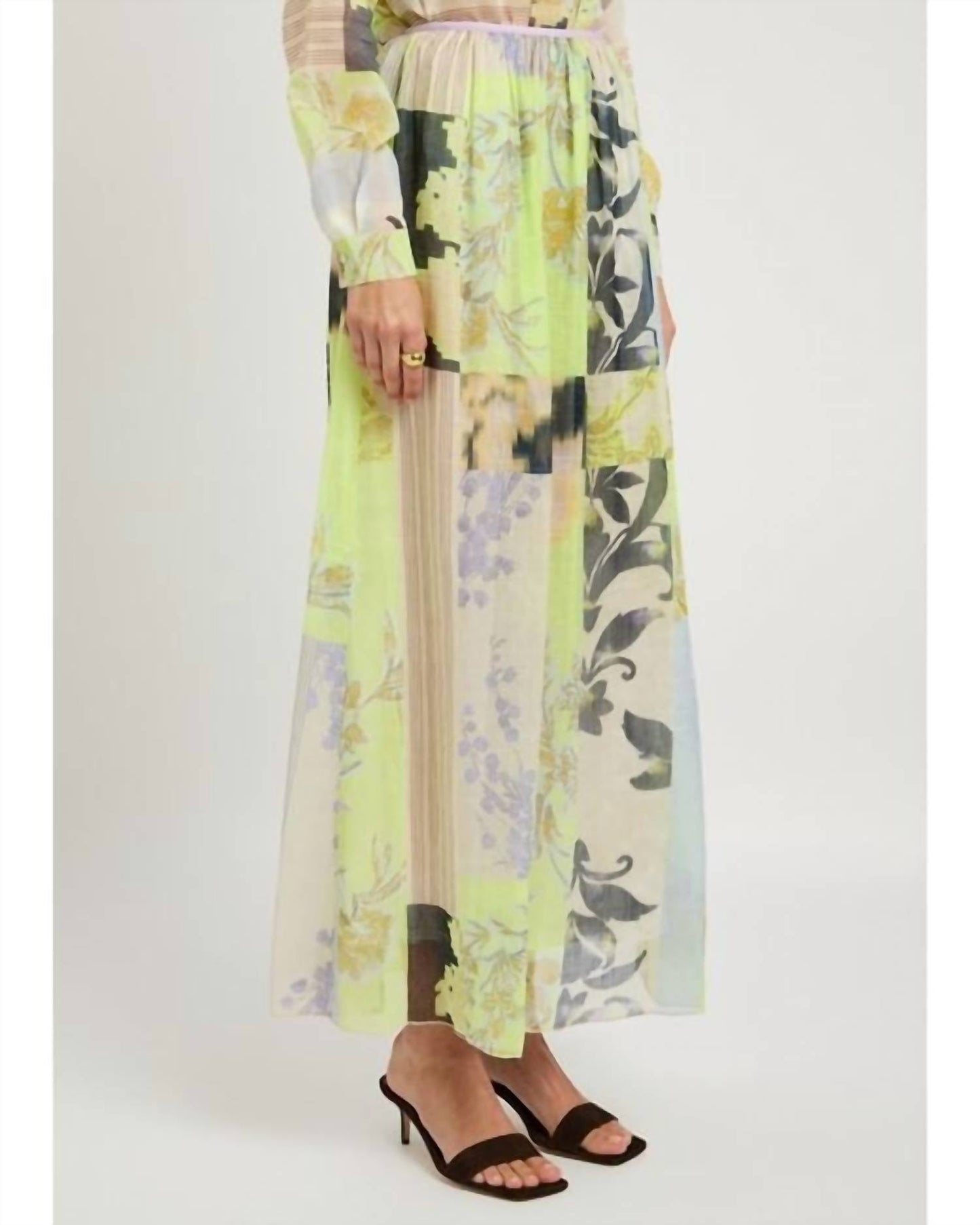 Forte Forte - Secret Garden Print Linen Silk Skirt