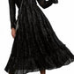 Elan - International Shimmer Striped Maxi Dress