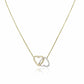 Diana M Jewels - 0.35 Cts Double Heart Diamond Pendant