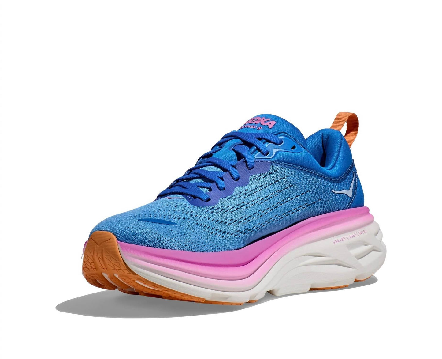 Hoka - WOMEN'S BONDI 8 RUNNING SHOES - WIDE WIDTH