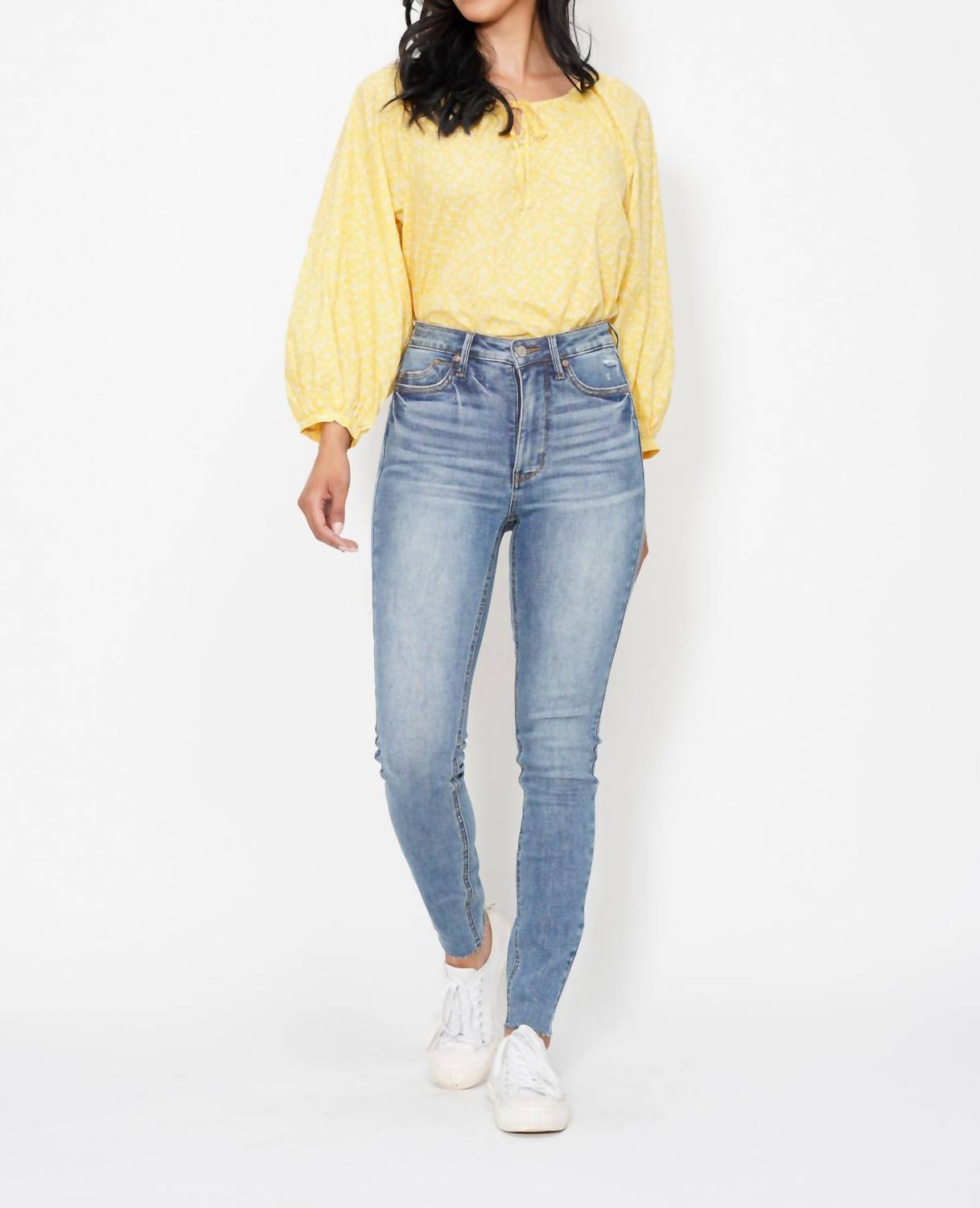 Judy Blue - High Waist Tummy Control Shield Pocket Skinny Jeans