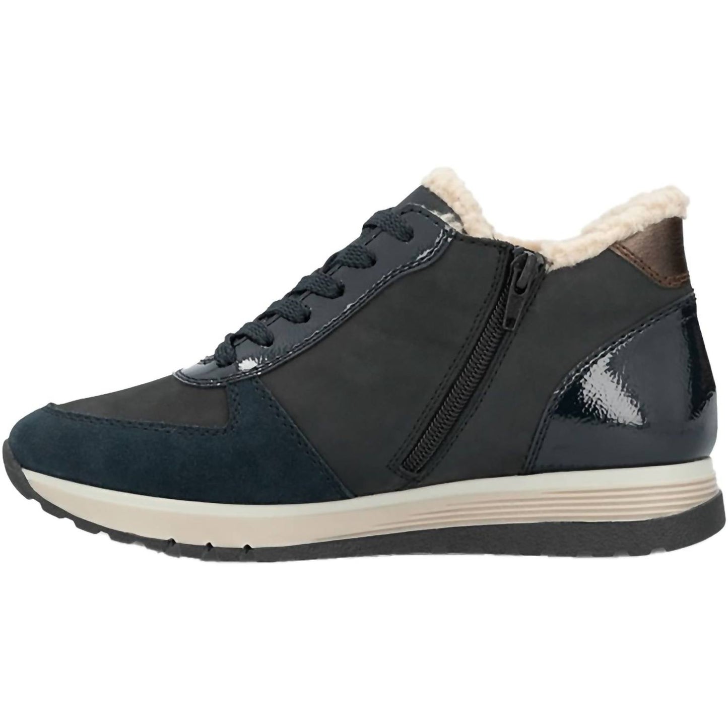 Rieker - Women's Synthetic High-top Sneakers