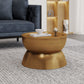 Sparling Modern Iron Hourglass Coffee Table