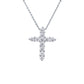 Diana M Jewels - 14kt 1.00 Cts Lab Grown Diamond Cross Necklace