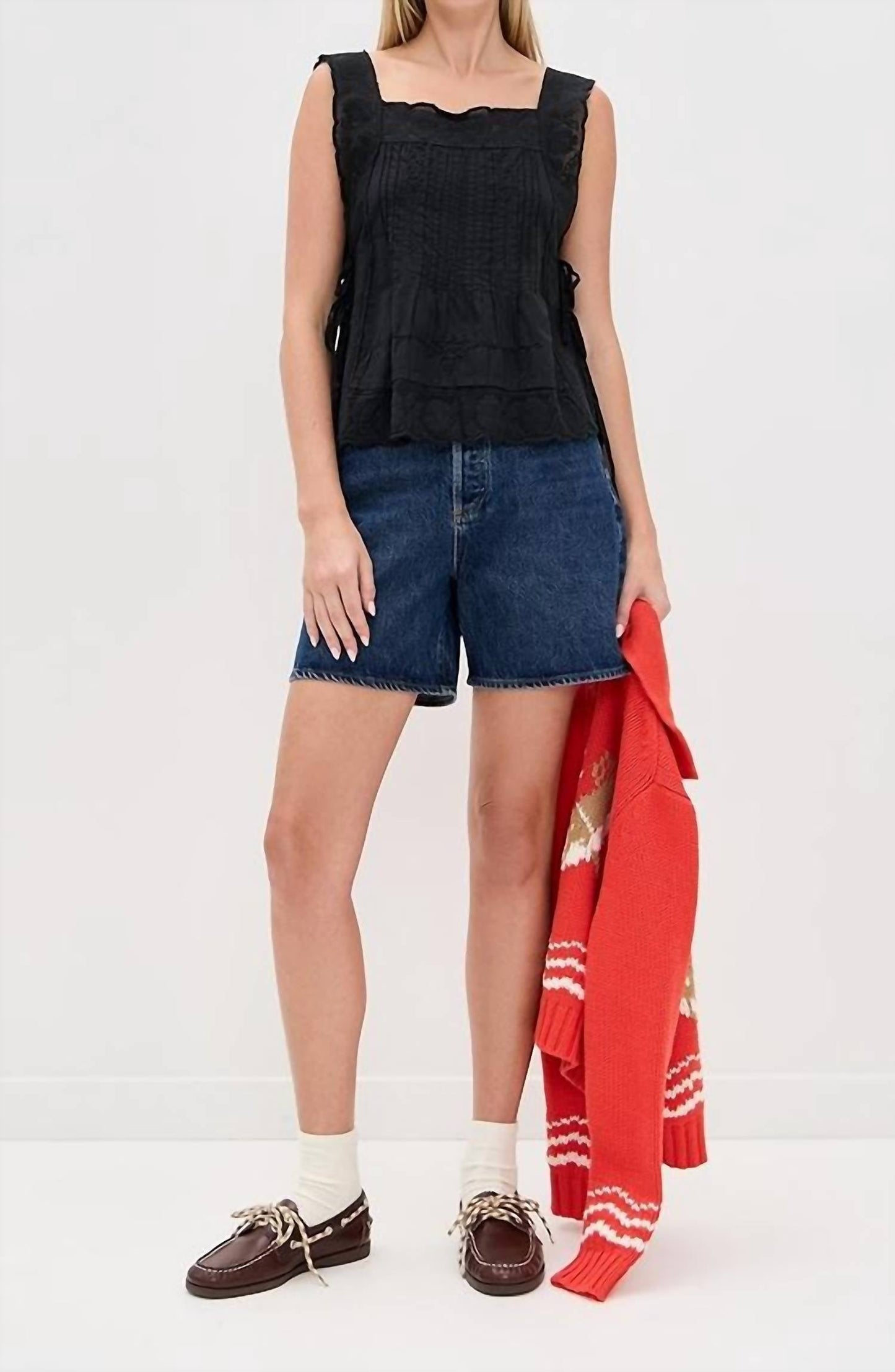 The Great. - Attic Lace Cami Top