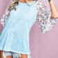 Bibi - Floral Sleeve Top