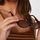 In The Mood For Love - CAROLINE BK SUNGLASSES WITH CHAIN