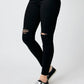Judy Blue - High Waist Destroyed Raw Hem Skinny Jeans