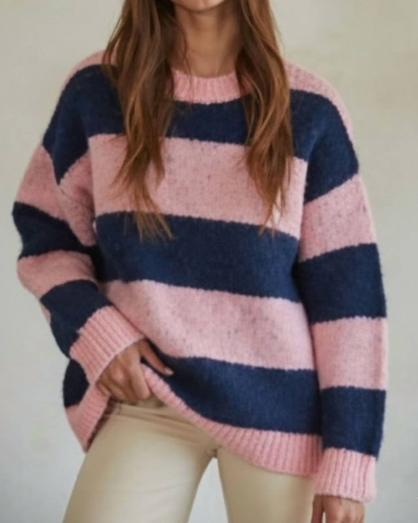 By Together - Stripe Crewneck Sweater