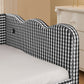 Cozy Gingham Daybed with Trundle Twin Size Sofa Bed