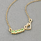0.28 Carat Genuine Peridot .925 Sterling Silver Necklace