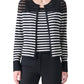 Akris Punto - Kodak Stripe Cardi & Sleeveless Tank Sweater Set
