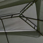 13x10 Outdoor Patio Gazebo Canopy Tent with Ventilated Double Roof and Mosquito Net