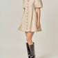 2.7 August Apparel - Lindsey Button Up Mini Dress
