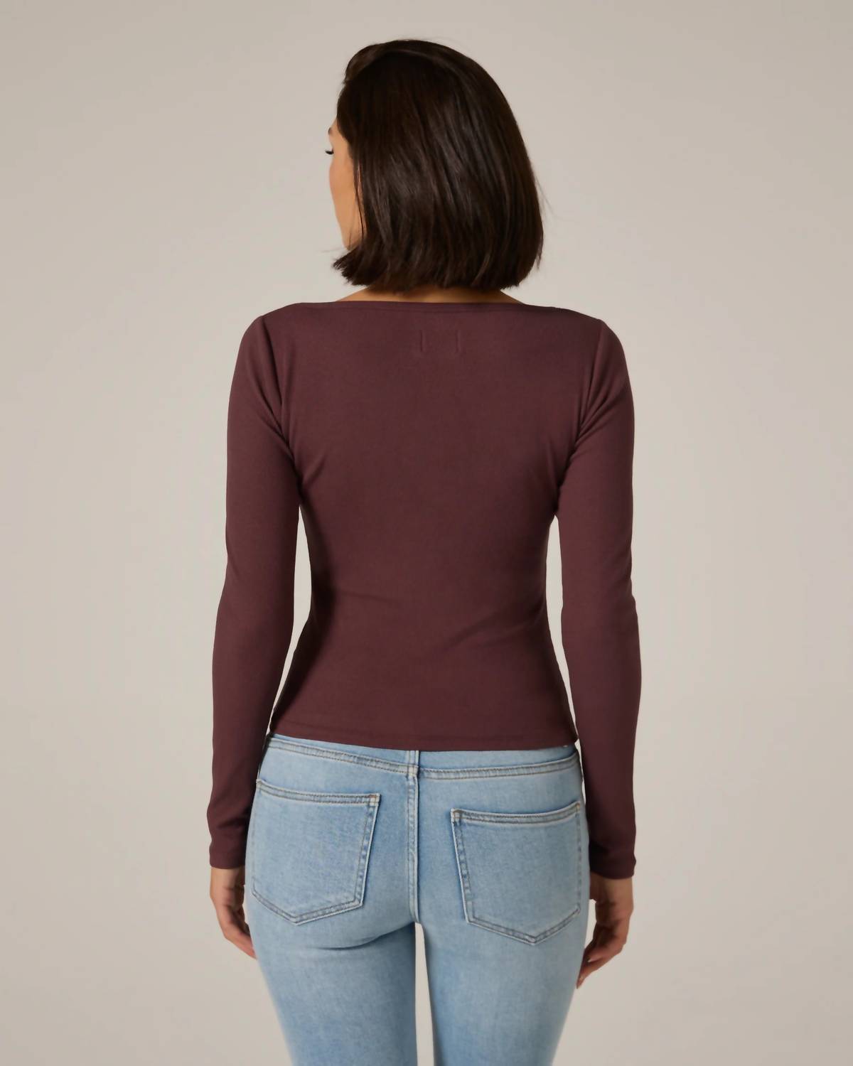 7Diamonds - Modal Ribbed Boatneck Top
