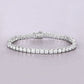 10.00 Carat Lab Grown Diamond 14K White Gold Bracelet