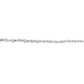 .925 Sterling Silver 1.0 Cttw Diamond Swirl Beaded Link Bracelet (I-J Color, I3-Promo Clarity) - 7.25" Inches