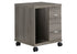 Office File Cabinet Rolling Printer Cart