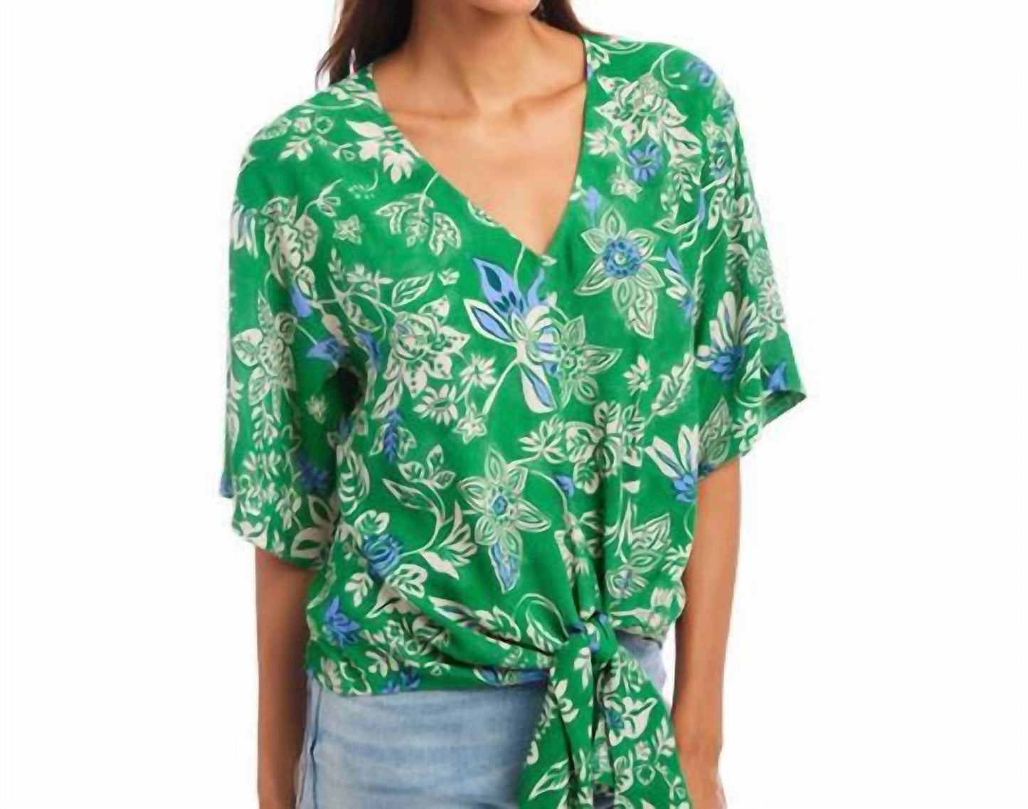 Karen Kane - Women's Tie Front Top