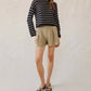 Bella Dahl - Crew Neck Striped Sweater