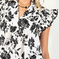 Gigio - V-neck Top With Ruffle Sleeves Top