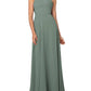 Sorella Vita - Simple Bridesmaid Dress with High Halter Neckline