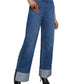 L'Agence - Miley Leg Cuff Denim Jeans