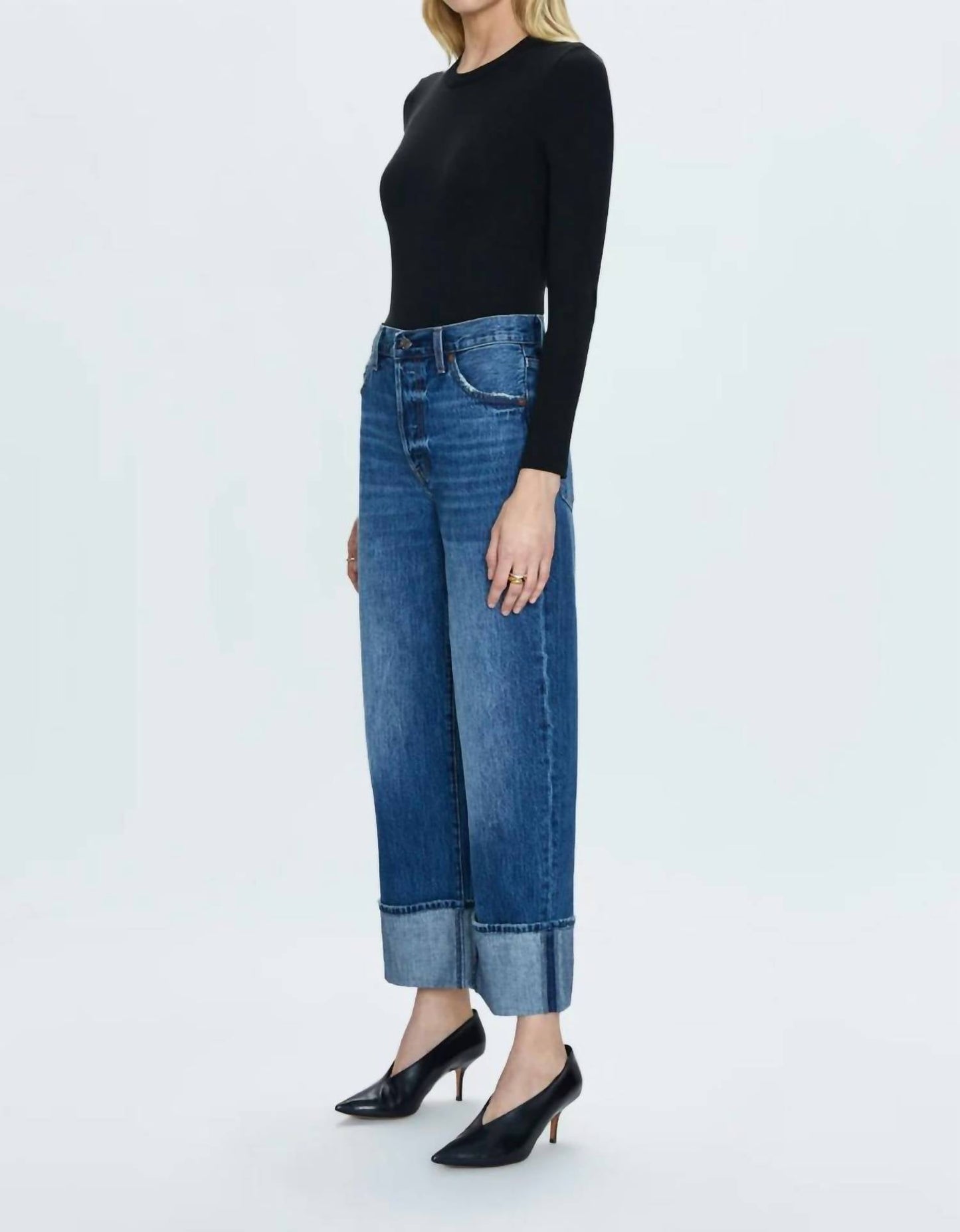 Pistola - Ryder High Rise Cuffed Jeans
