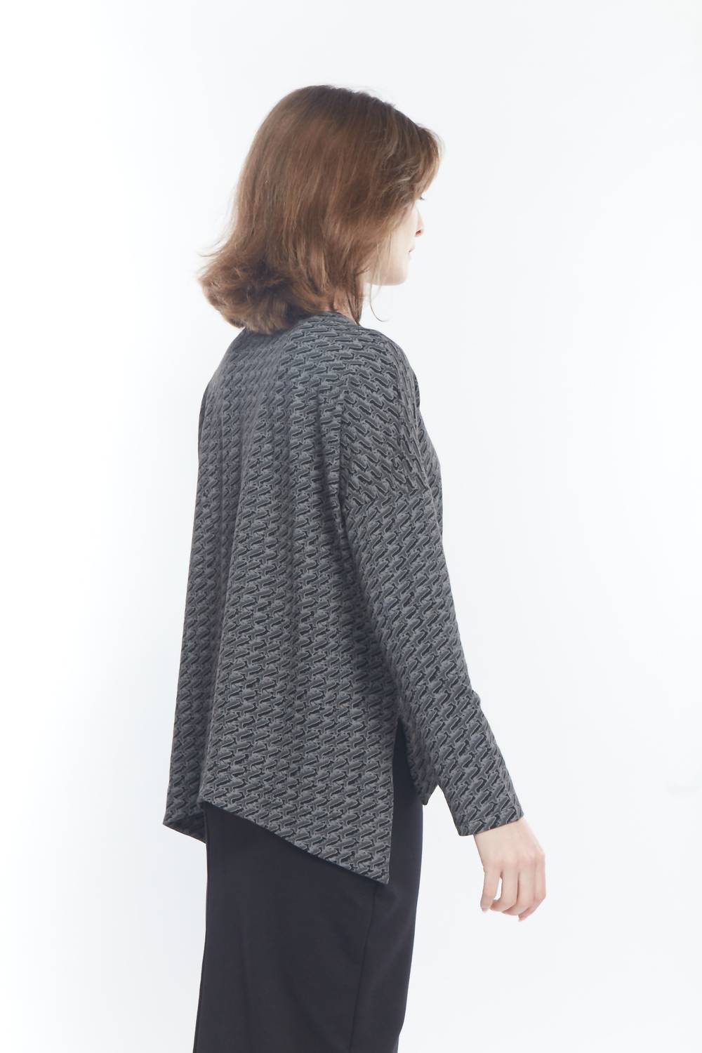 Matthildur - Quinta Side Slit Long Sleeve Sweater