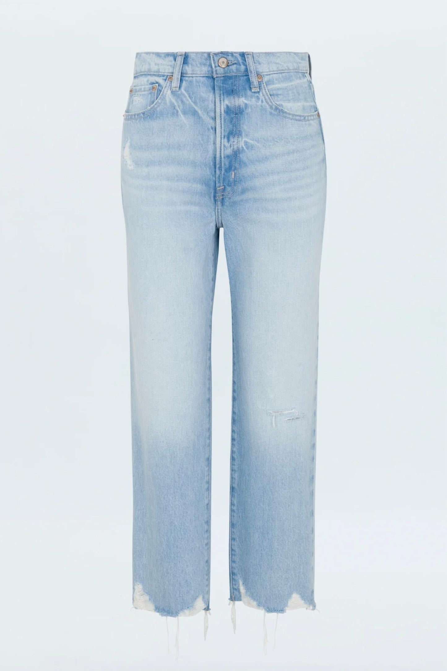 Pistola - Cassie Crop Super High Rise Straight Denim