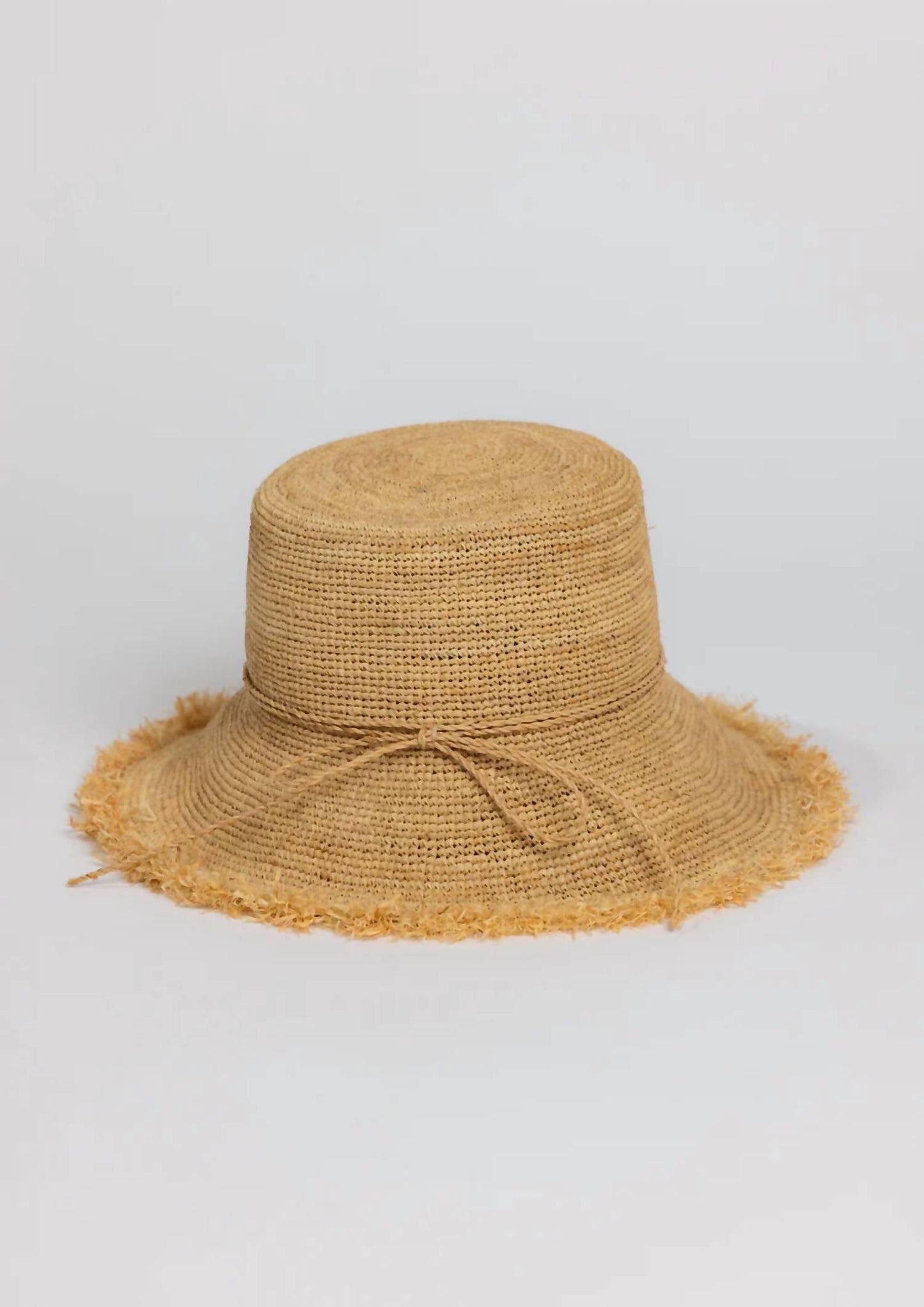 Hat Attack - Women's Packable Raffia Bucket Hat
